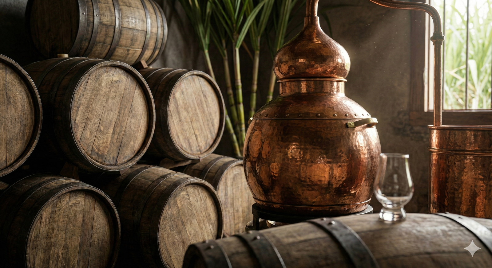 Degustação de cachaças artesanais premiadas em copos adequados